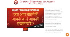 Desktop Screenshot of indianhypnosisacademy.com